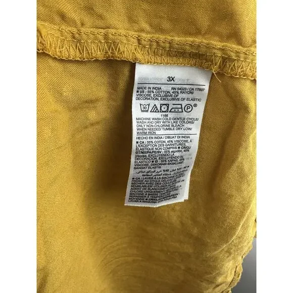 Old Navy Sleeveless Waist Defined Embroidered Clip Dot Maxi Dress Plus Size 3X - Picture 11 of 15